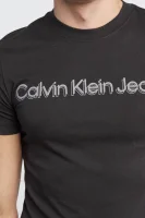 Tričko INSTITUTIONAL | Slim Fit CALVIN KLEIN JEANS 	čierna	