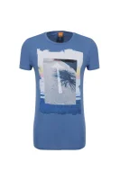 tričko tintype2 BOSS ORANGE 	modrá	
