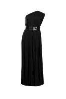 šaty + opasok Elisabetta Franchi 	čierna	