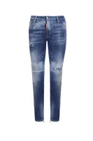 džínsy medium waist skinny Dsquared2 	modrá	