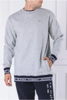 mikina tjm rib logo crew | relaxed fit Tommy Jeans 	sivá	