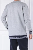 mikina tjm rib logo crew | relaxed fit Tommy Jeans 	sivá	