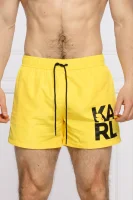 Šortky na plávanie | Regular Fit Karl Lagerfeld 	žltá	