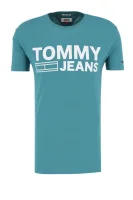 tričko tjm essential | regular fit Tommy Jeans 	zelená	
