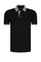 Polo tričko | Regular Fit | pique Emporio Armani 	čierna	