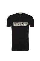 tričko Versace Jeans 	čierna	