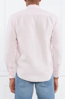 Ľanová košeľa | Regular Fit Vilebrequin 	púdrovo ružová	