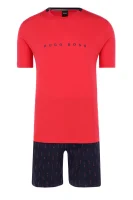 pyžamo relax short set | relaxed fit BOSS BLACK 	červená	