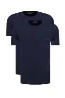 tričko 2-pack | regular fit Emporio Armani 	tmavomodrá	