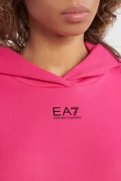 Mikina | Regular Fit EA7 	ružová	