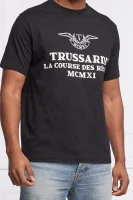 Tričko | Regular Fit Trussardi 	čierna	