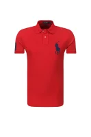 polo tričko | custom slim fit | basic mesh POLO RALPH LAUREN 	červená	