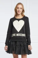 Mikina | Regular Fit Love Moschino 	čierna	