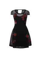 šaty roses GUESS 	čierna	