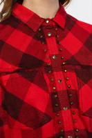 košeľa clothilde | loose fit GUESS 	červená	