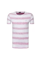 tričko jeremy vn striped slub | slim fit GUESS 	ružová	