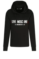 Mikina | Regular Fit Love Moschino 	čierna	