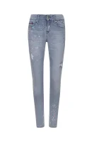 džínsy nora | slim fit Tommy Jeans 	modrá	