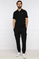 polo tričko | slim fit | pique Lacoste 	čierna	