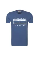 tričko basic cn Hilfiger Denim 	modrá	