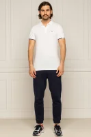 polo tričko | slim fit | pique Tommy Jeans 	biela	