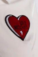 Košeľa | Regular Fit Love Moschino 	biela	