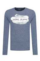 longsleeve bram | regular fit Pepe Jeans London 	modrá	