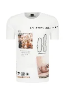 tričko tempuhr | regular fit BOSS ORANGE 	biela	
