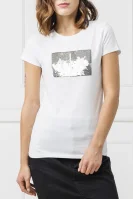 tričko | slim fit Armani Exchange 	biela	