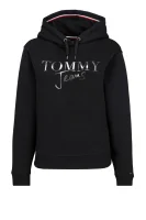 mikina tjw modern logo hood | regular fit Tommy Jeans 	čierna	