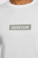 Longsleeve | Longline Fit Calvin Klein Performance 	biela	