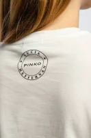 Tričko + nákupná taška VENERDI PINKO X LUCIA HEFFERNAN | Regular Fit Pinko 	biela	