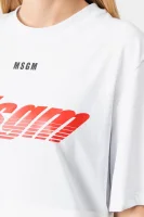 tričko | loose fit MSGM 	biela	