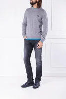 wełniany sveter | regular fit Kenzo 	sivá	