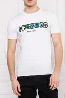 tričko | regular fit Iceberg 	biela	
