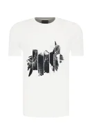 tričko | regular fit Emporio Armani 	biela	