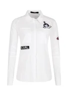 košeľa | regular fit Karl Lagerfeld 	biela	