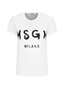tričko | regular fit MSGM 	biela	