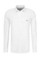košeľa | slim fit Lacoste 	biela	