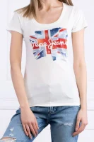 Tričko BLAZE | Slim Fit Pepe Jeans London 	biela	