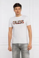 Tričko PHOTOSHOW CN SS TEE | Slim Fit GUESS 	biela	
