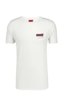 tričko durned-u1 | oversize fit HUGO 	biela	