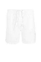 šortky kąpielowe medium drawstring Calvin Klein Swimwear 	biela	