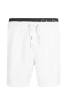 šortky kąpielowe medium double wb | regular fit Calvin Klein Swimwear 	biela	