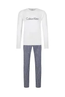 pyžamo | regular fit Calvin Klein Underwear 	biela	