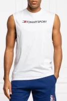 tank top | regular fit Tommy Sport 	biela	