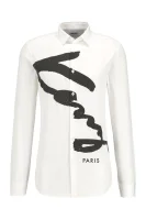 košeľa signature | slim fit Kenzo 	biela	
