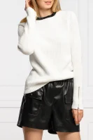 sveter saeed | regular fit HUGO 	biela	