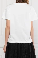 tričko + vak na chrbát | regular fit Red Valentino 	biela	