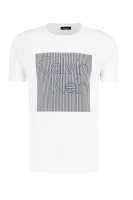 tričko jamna | regular fit Calvin Klein 	biela	